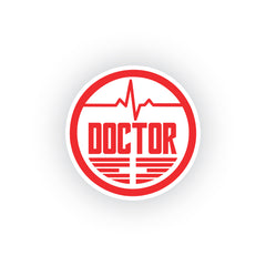 Elegant Doctor Tag for Vehicle Windows