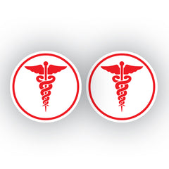 Zaqiz Stickers Doctor Stickers – Perfect for Cars, Bikes & Ambulances