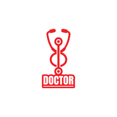 Stethoscope Design Doctor Sticker for Cars