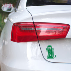 Eco-Warrior Electric Vehicle Sticker
