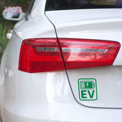 Eco-Conscious Electric Vehicle Decal