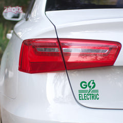 Durable Electric Vehicle Decal for Road Safety