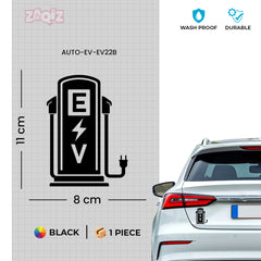 Eco-Warrior Electric Vehicle Sticker