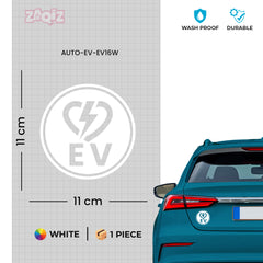 Save the Planet Electric Vehicle Decal