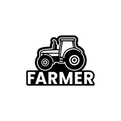 Proud to Be a Farmer Vehicle Decal