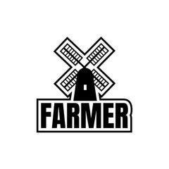 Farming Life Decal for Bikes and Trucks
