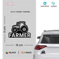 Proud to Be a Farmer Vehicle Decal