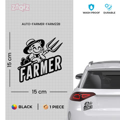 Agriculture Passion Emblem for Cars