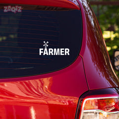 Farmer on Board Sticker for SUVs