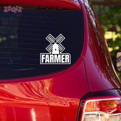 Farming Life Decal for Bikes and Trucks