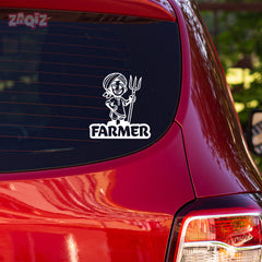 Durable Farmer Symbol for Vehicles