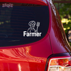 Bold Farmer Life Emblem for Trucks