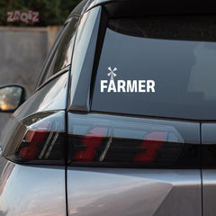 Farmer on Board Sticker for SUVs