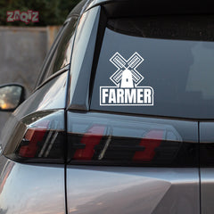 Farming Life Decal for Bikes and Trucks