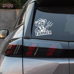 Proud Farmer Emblem for Vehicles