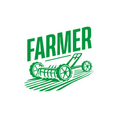 Stylish Farmer Emblem for Car Windows