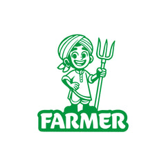 Durable Farmer Symbol for Vehicles