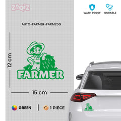 Farm Lover Emblem for Car Windows