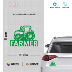 Proud to Be a Farmer Vehicle Decal
