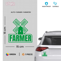 Farming Life Decal for Bikes and Trucks