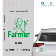 Bold Farmer Life Emblem for Trucks