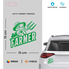 Agriculture Passion Emblem for Cars