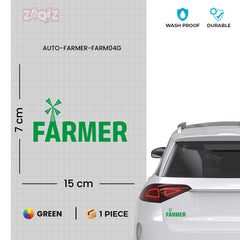 Farmer on Board Sticker for SUVs