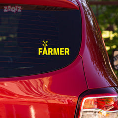 Farmer on Board Sticker for SUVs