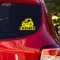 Proud to Be a Farmer Vehicle Decal