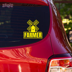 Farming Life Decal for Bikes and Trucks