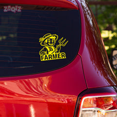 Proud Farmer Emblem for Vehicles