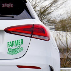 Stylish Farmer Emblem for Car Windows