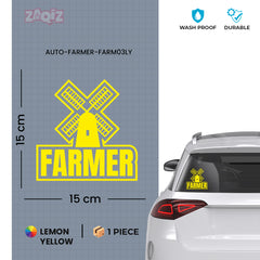Farming Life Decal for Bikes and Trucks