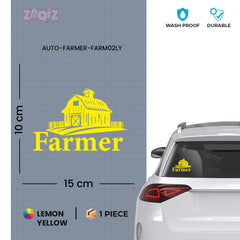 Support Farmers Sticker for Cars