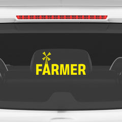 Farmer on Board Sticker for SUVs