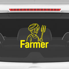 Bold Farmer Life Emblem for Trucks