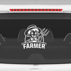 Passionate Farmer Life Car Decal