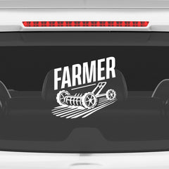 Stylish Farmer Emblem for Car Windows