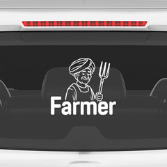 Bold Farmer Life Emblem for Trucks