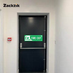 Zackzik Fire Exit Sign Boards – Clear Exit Guidance for Safety