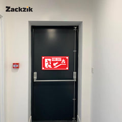Zackzik Fire Exit Sign Boards – Guide People to Safety Fast