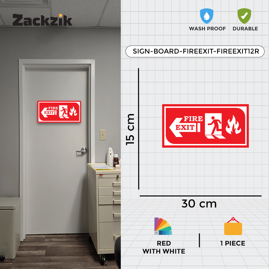 Exit Sign Board.pdf Zackzik Fire Exit Sign Boards – Emergency Exit Indication Label – Rhino ...