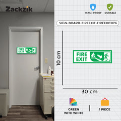 Zackzik Fire Exit Sign Boards – Essential Safety Signage