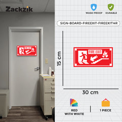 Zackzik Fire Exit Sign Boards – Guide People to Safety Fast