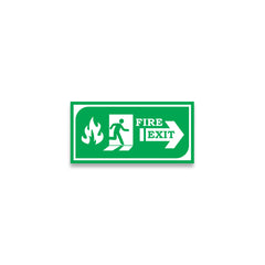 Zackzik Fire Exit Sign Boards – Durable Emergency Sign Board