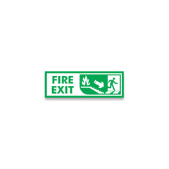 Zackzik Fire Exit Sign Boards – Essential Safety Signage