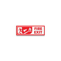 Zackzik Fire Exit Sign Boards – Visible Emergency Exit Marker