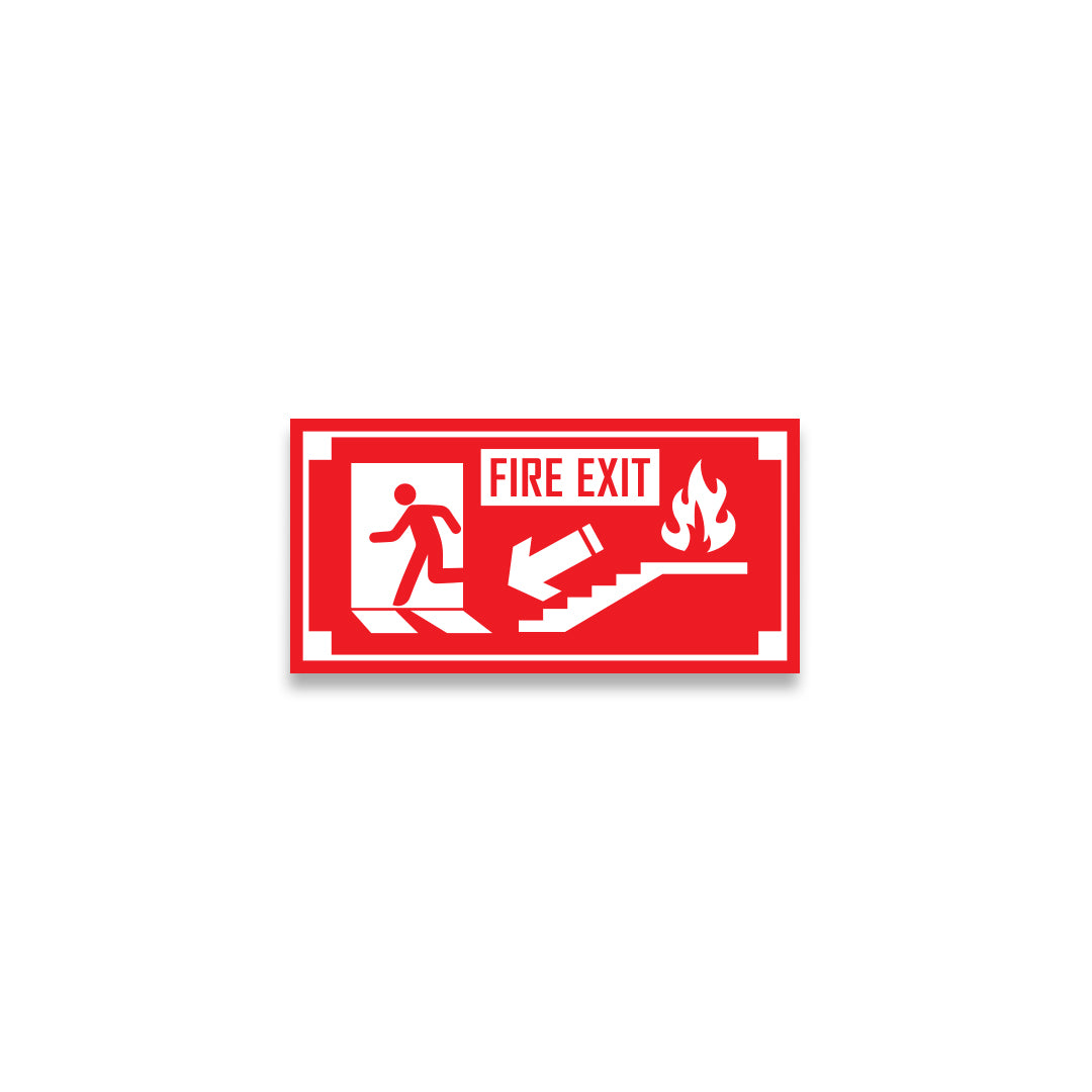 Fire Signboards Zackzik Fire Exit Sign Boards – Guide People to Safety Fast – Rhino ...