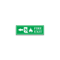 Zackzik Fire Exit Sign Boards – Emergency Escape Route Sign