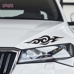 Swirl Flame Bumper Stickers – Enhance Your Car or Bike with a Sporty Flame Look